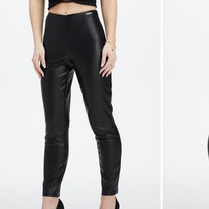 NWT Fabletics Vegan Leather High-Waisted Legging